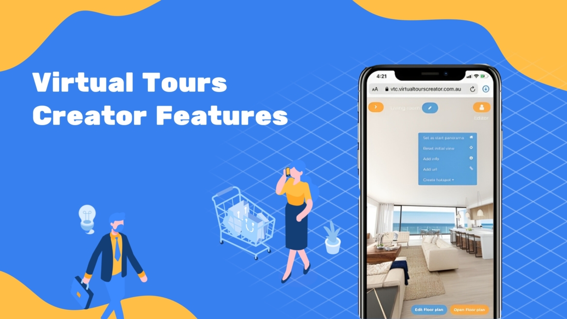 NEW FEATURES ! Create a virtual tour on mobile phone.