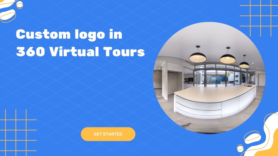 Custom logo in 360 virtual tours