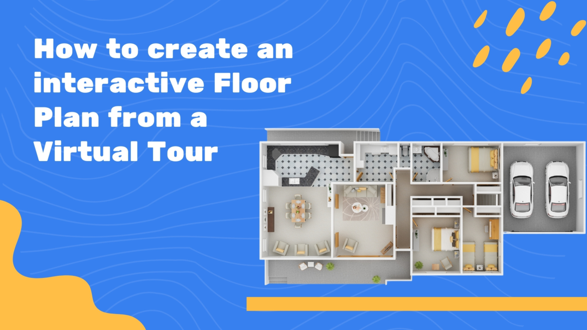 Create an interactive floor plan for multiple floors in a 360 virtual tour