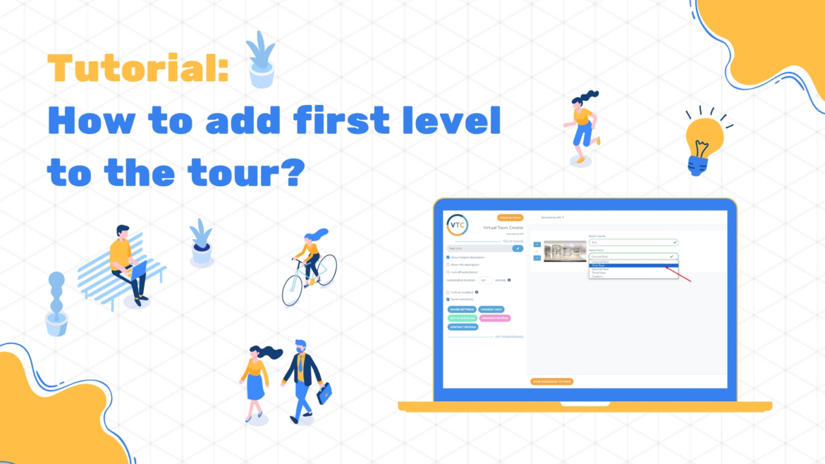 How to Add the First Level to a 360 Virtual Tour