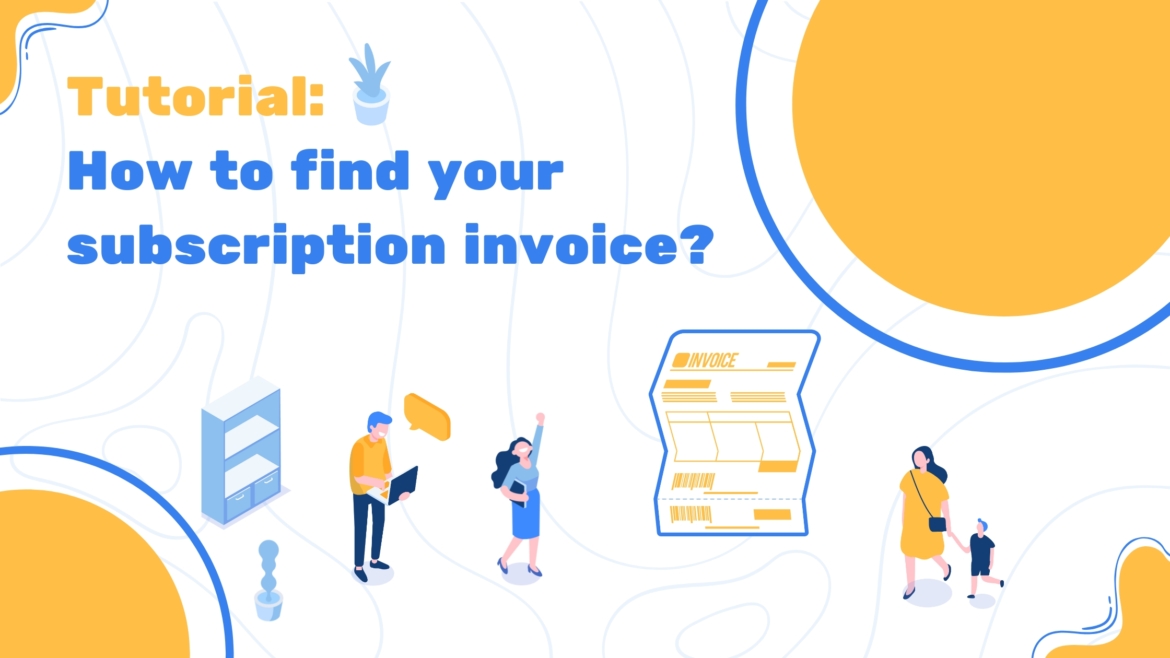 How to find your subscription invoice in virtual tours creator