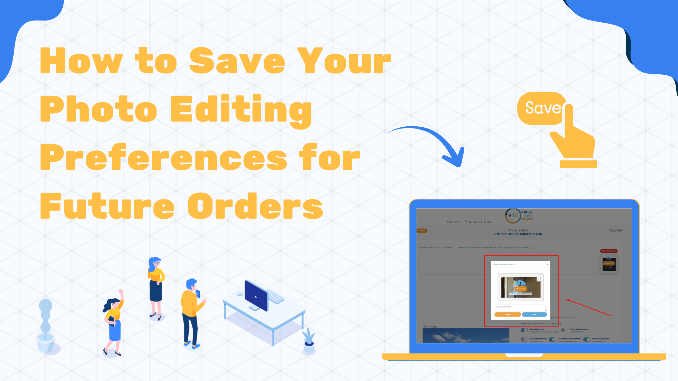How to Save Your Photo Editing Preferences for Future Orders